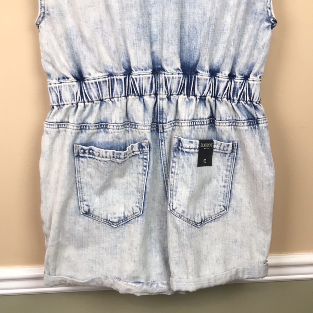 Blank NYC Light Blue Denim Romper - Picture 9 of 13